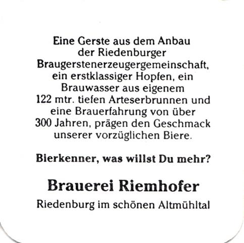 riedenburg keh-by riemhofer quad 4b (185-eine gerste-schwarz)
